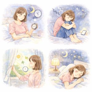 「ちゃんと寝なきゃ」と思うほど眠れない夜に｜光と体内時計から整える、やさしい睡眠のはなし/石狩